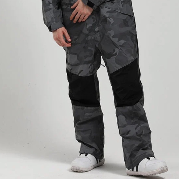 Gsou Snow Unisex Ski Suit Fluorescent Camouflage Night One-Piece Snow Suit - Picture 2 of 6